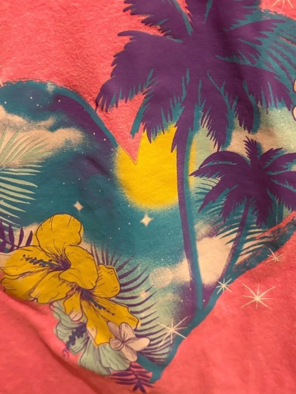 The Children's Place Pink Tropical Heart Tee